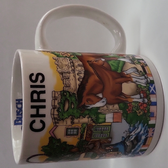 Busch Gardens Souvenir Name Coffee Mug Chris - Picture 9 of 14